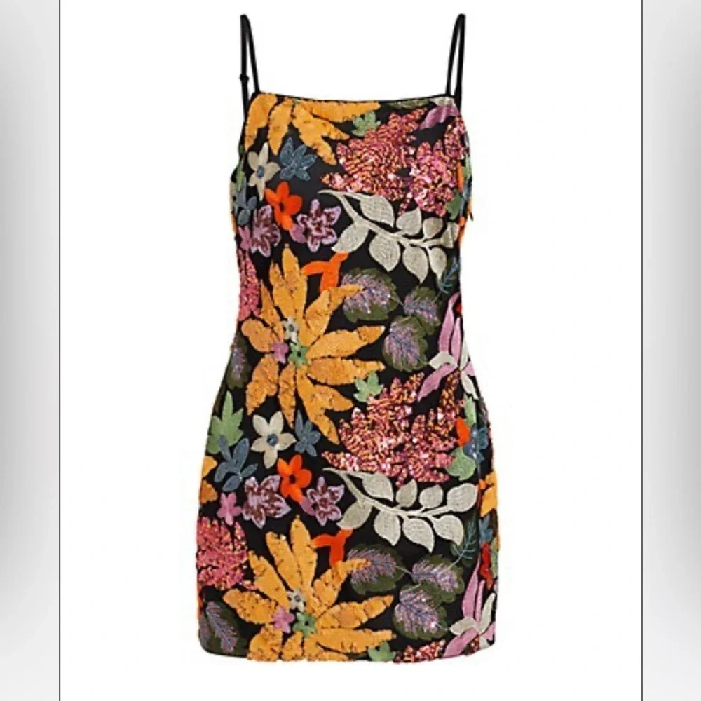 Ramy Brook Gio Sequined Floral-Embroidered Minidress
Color: GARDEN MULTI - Picture 1 of 7